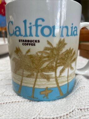 Starbucks 2009 California Redwood surfer 16 oz coffee Mug